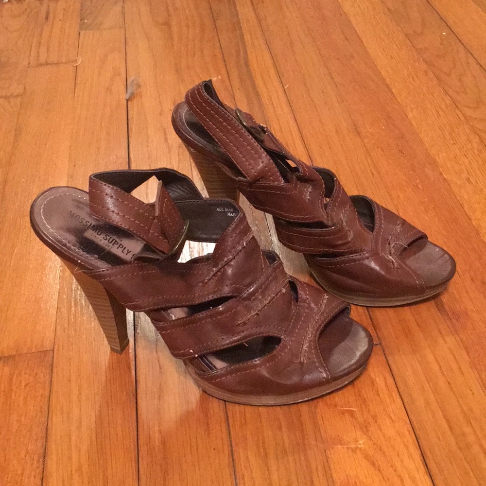 Brown heels